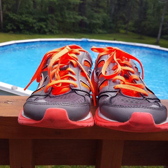 Women's Avia grey and orange shoes size 7 - Picture 4 of 8